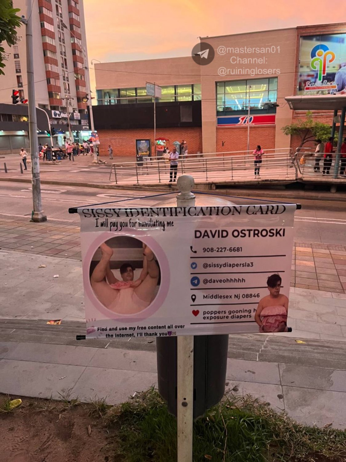 master humiliating and exposing a faggot's photos in public #WopvQXYD