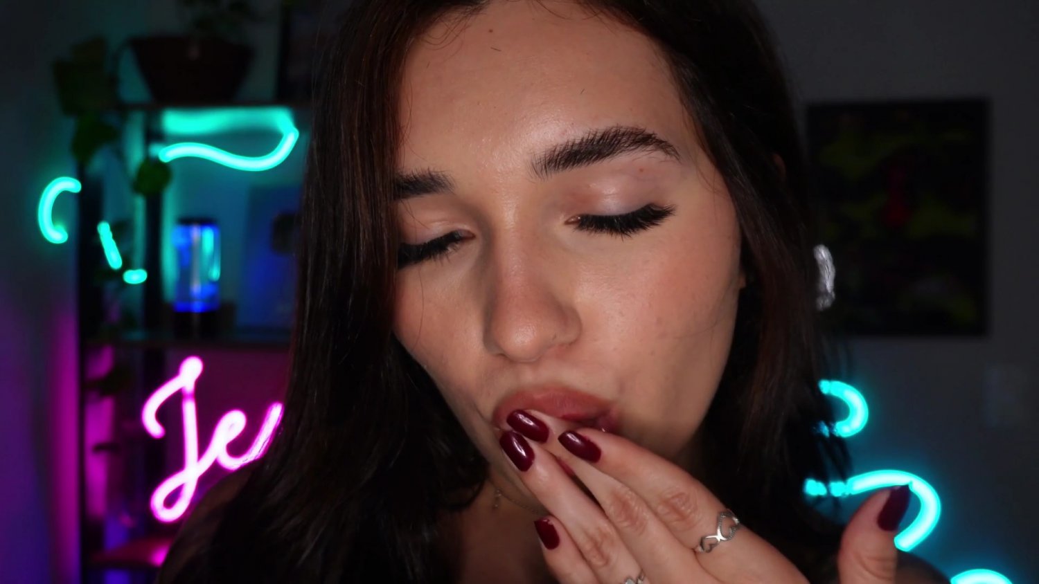 Jey asmr fazendo o melhor spit panting #wWisLpiC